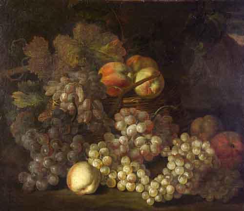 Jakob Bogdani Still Life with Pomegranates and Figs